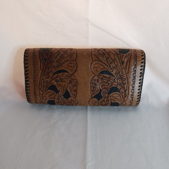 LIKE NEW!! Genuine 100% Leather Wallet Women's Rosie - Picture 3 of 16